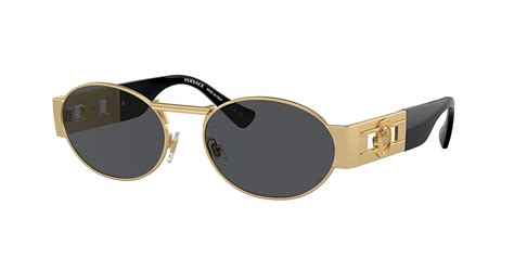 versace zonnenbril met gouden pootjes|Versace VE2264 10016G Matte Gunmetal Zonnebril Kopen.